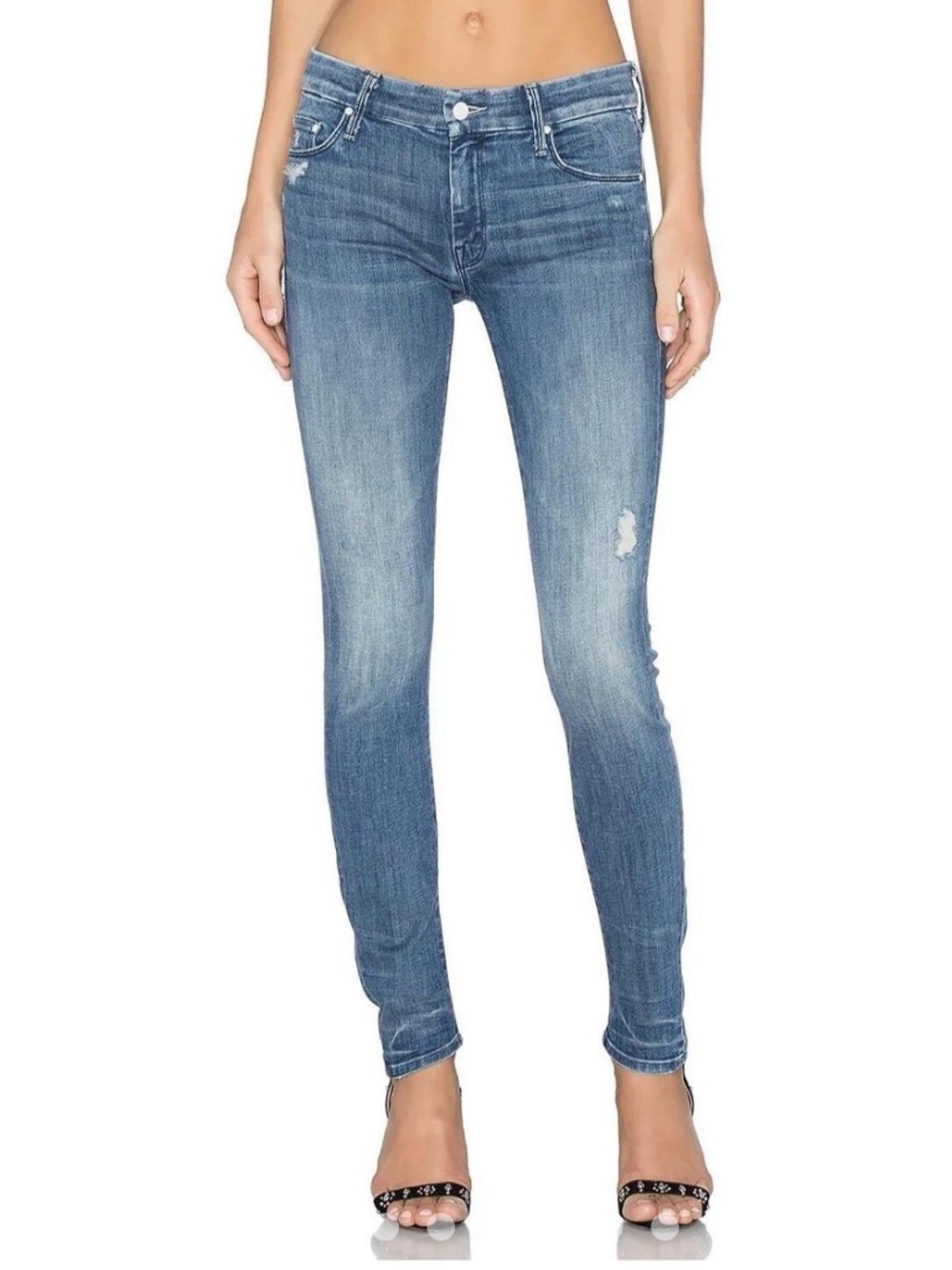 MOTHER The Looker Graffiti Girl Skinny Jeans size 31